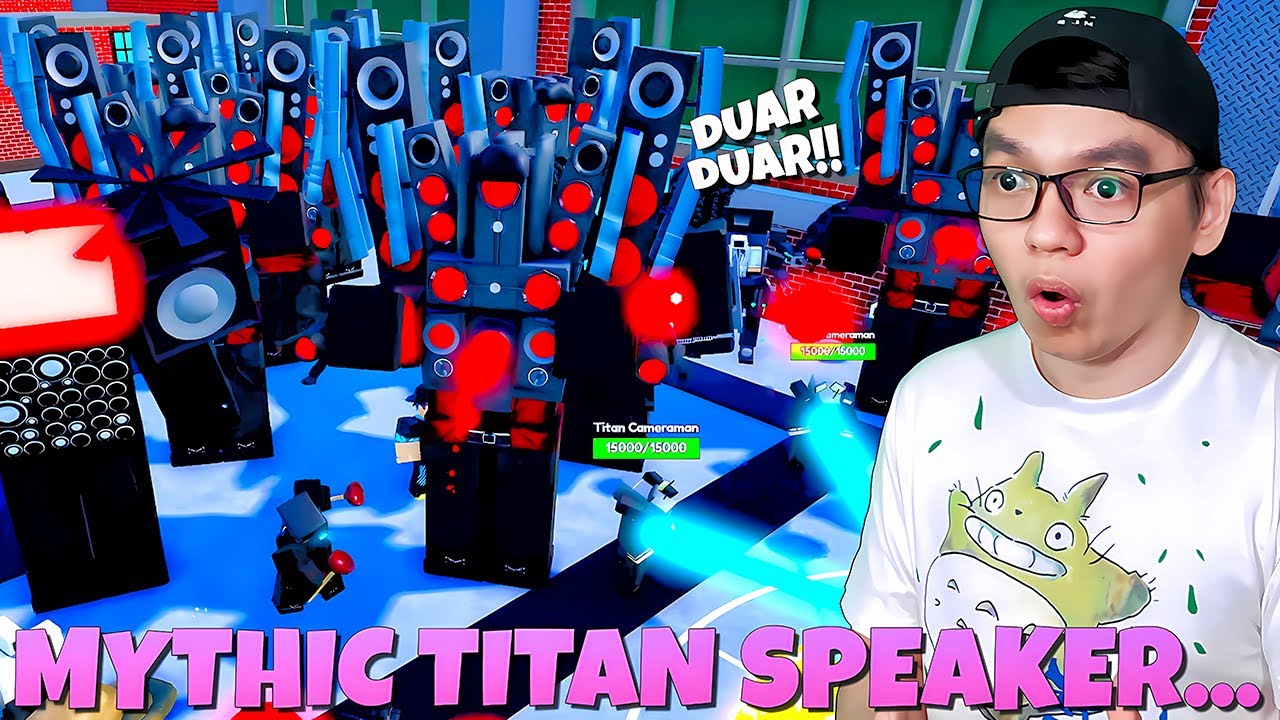 MYTHIC!! SANGAT GANAS Titan Speakerman Upgrade Terbaru  🔥🔥🔥 [Roblox Toilet Tower Defense]
