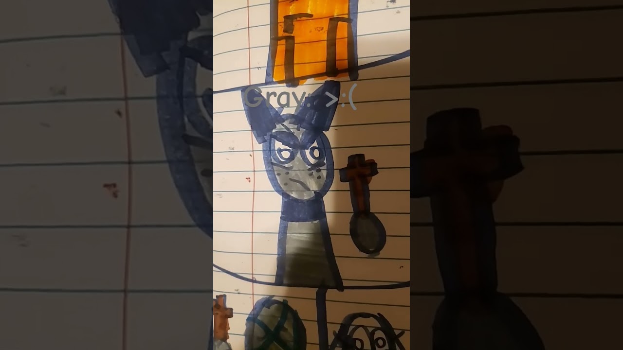 GRAY IS MAD AT RUSH | sprunki and doors animation meme 