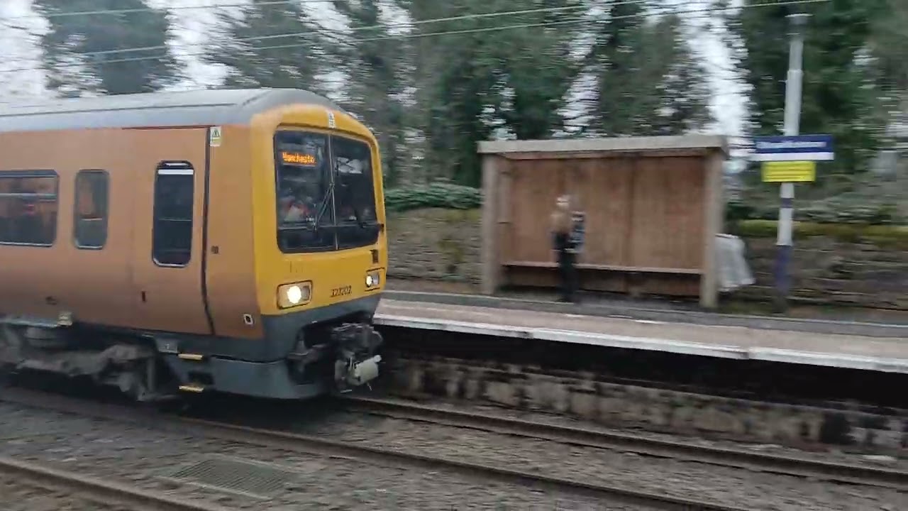 Class 323202 West Midlands Railway Train Coming To Broadbottom