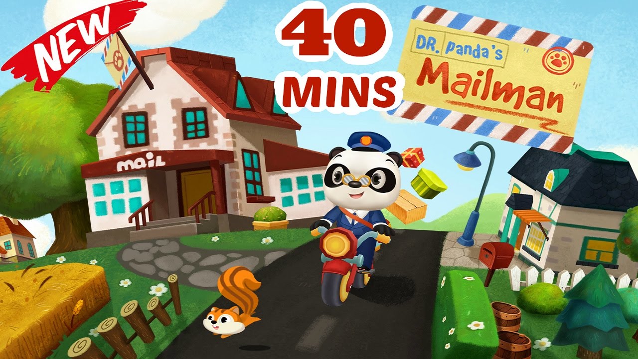 Dr Panda Mailman - Full Game Play over 40 Minutes