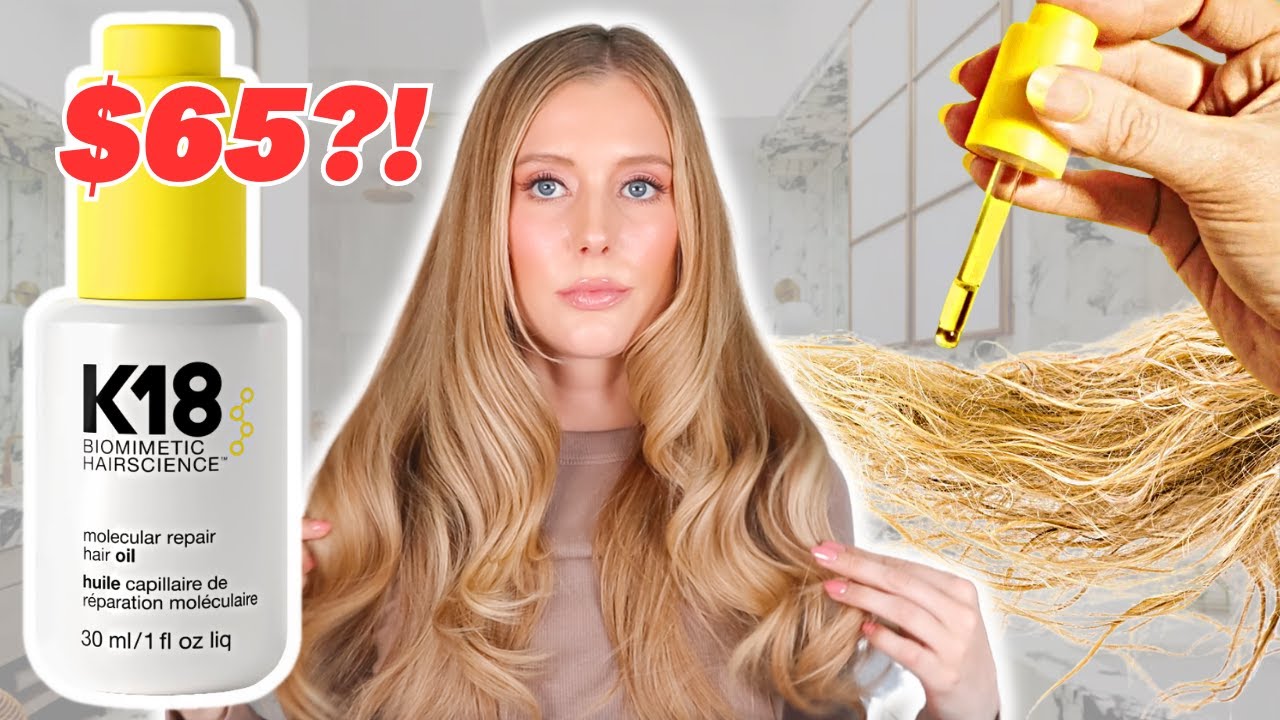 NEW K18 Molecular Repair Hair Oil- Watch This Before Spending $65...