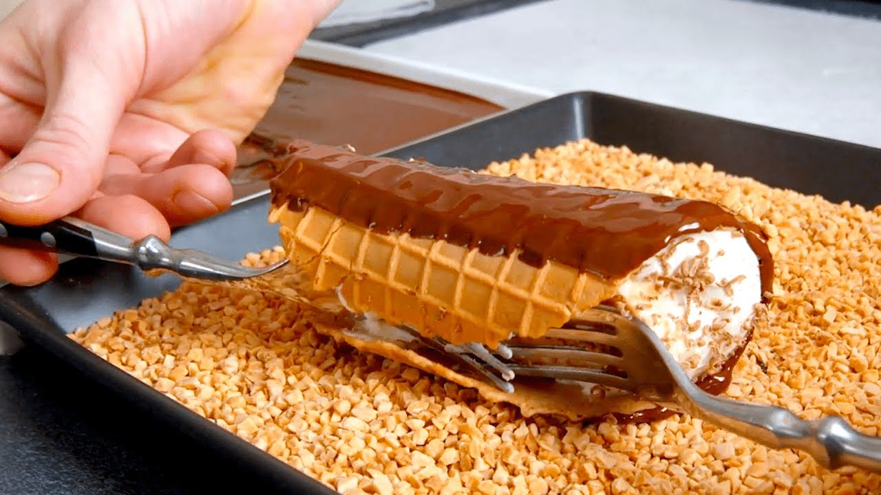Esta receita de sobremesa de banana na casquinha é de outro mundo