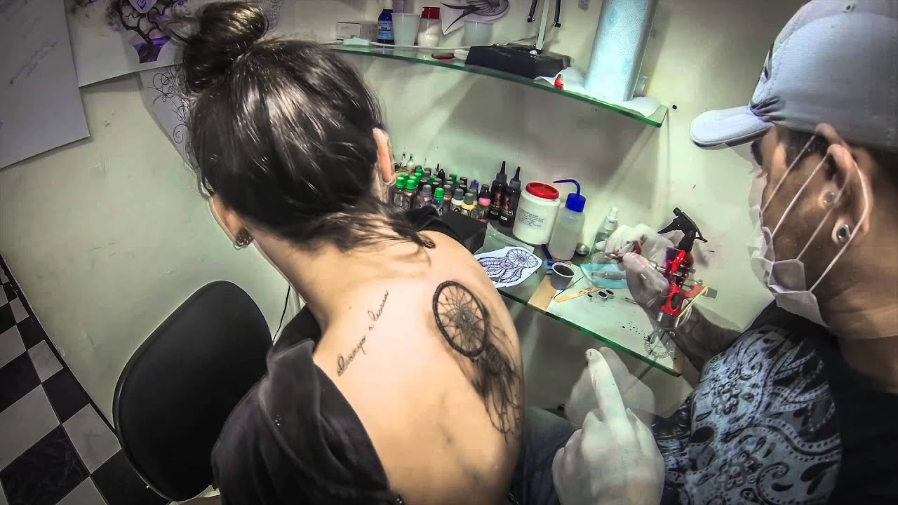 Dreamcatcher Tattoo ( TimeLapse )
