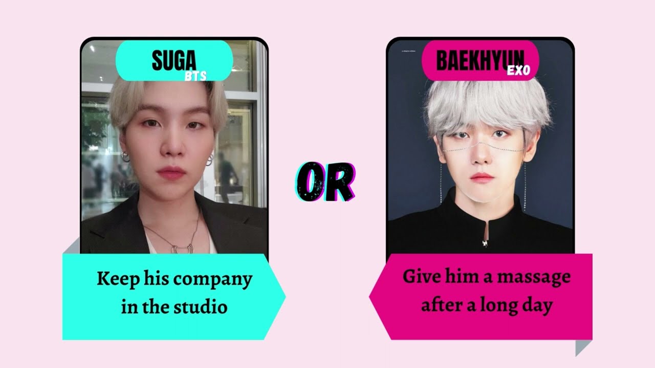 Would You Rather | KPOP Male Edition