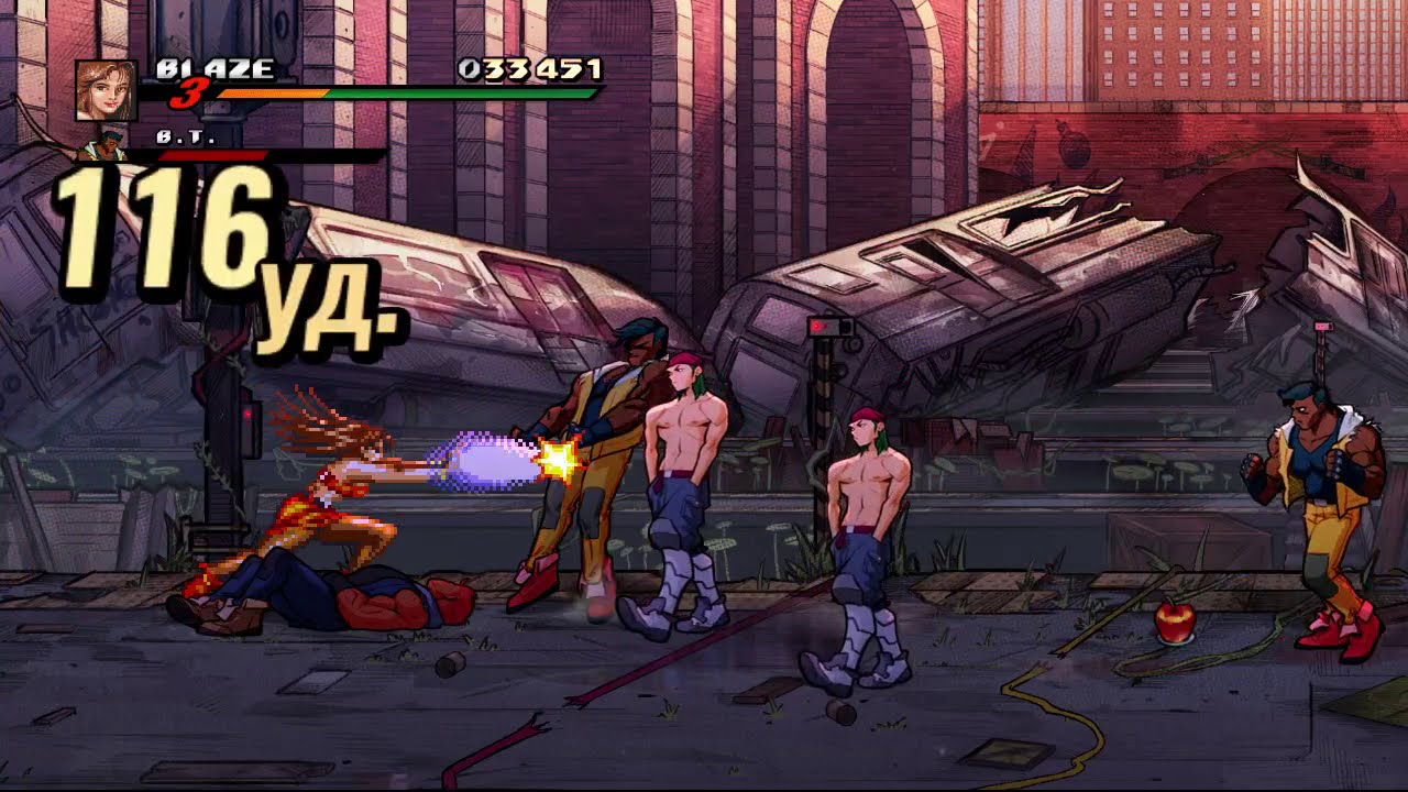 Streets of Rage 4 - Blaze (SoR2) Arcade Mania S-rank (450k) (v05)