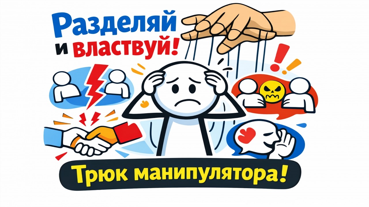 Психология «подчиняй и властвуй»: Главный трюк манипулятора