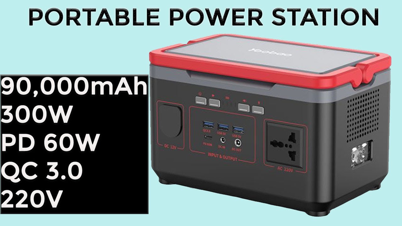 90,000 mAh Portable Power Station
