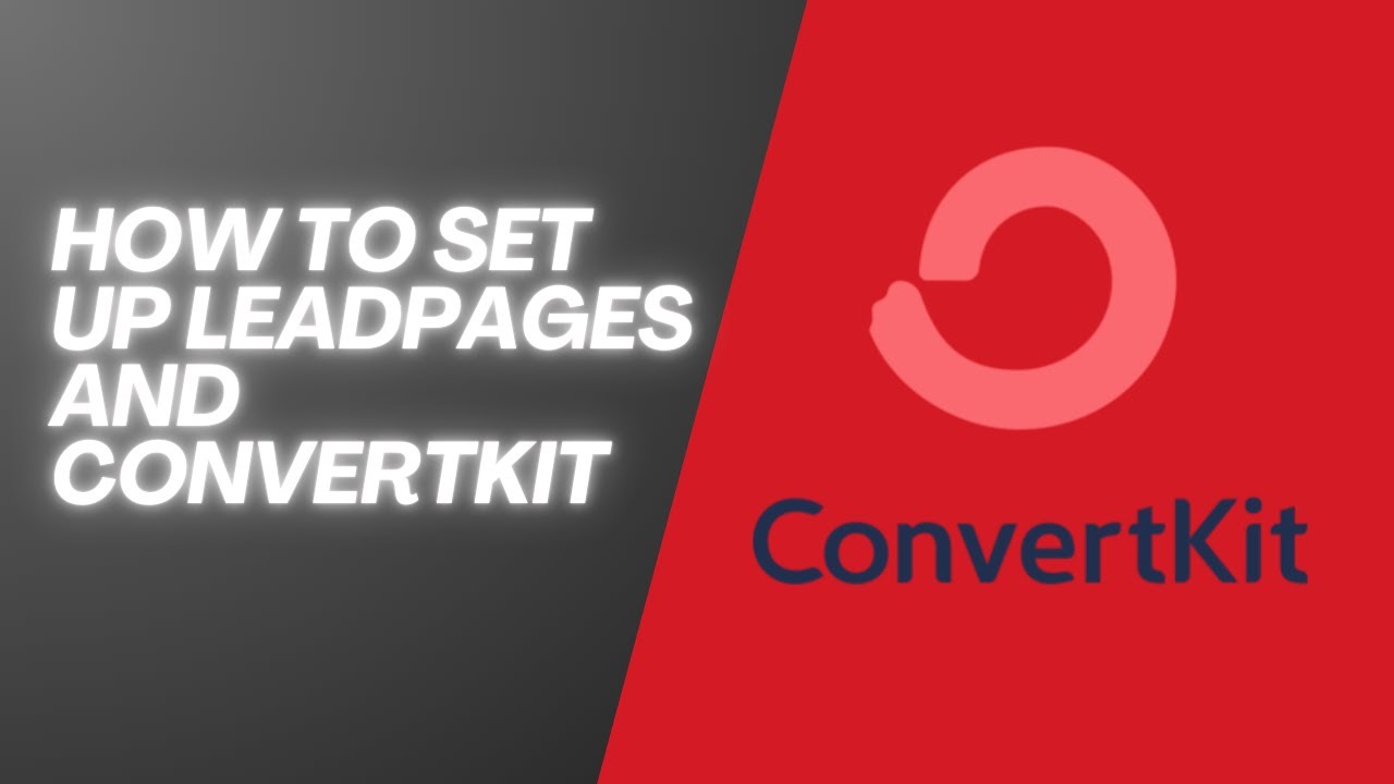 How to set up leadpages and Convertkit - Step By Step Guide (2025)