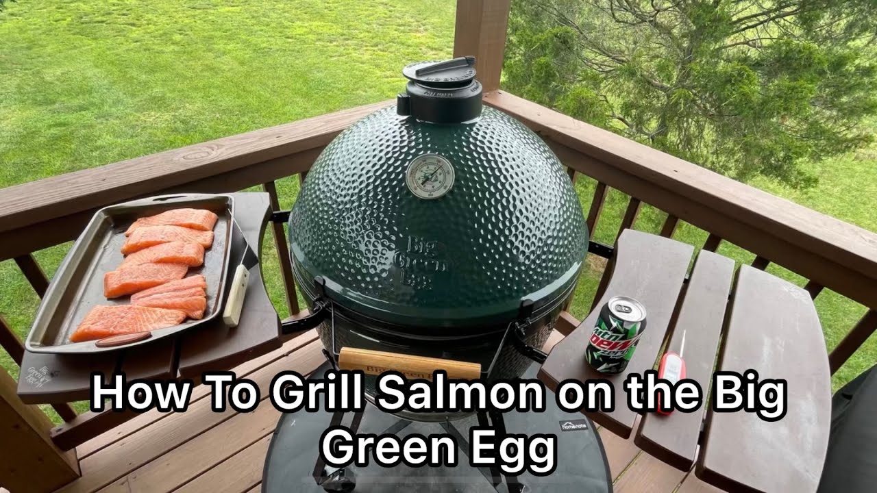 How to Grill Salmon on the Big Green Egg🔥 Please Like & Subscribe👍! #biggreenegg #bbq #grilling