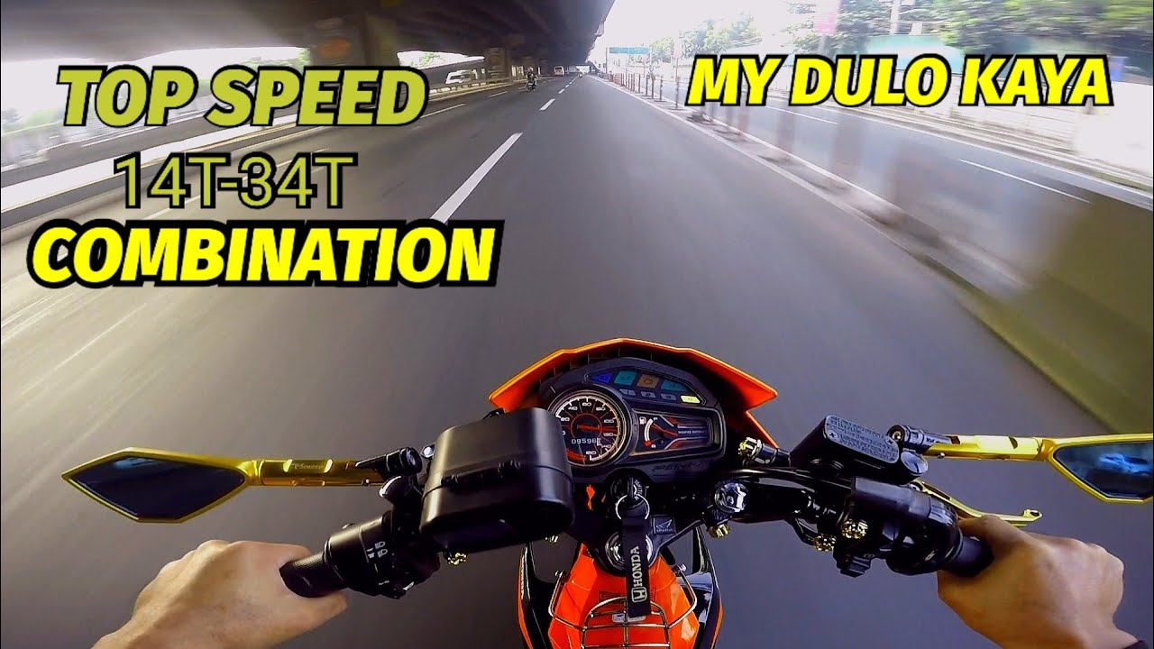 TOP SPEED 14T-34T COMBINATION | HONDA RS 125 Fi