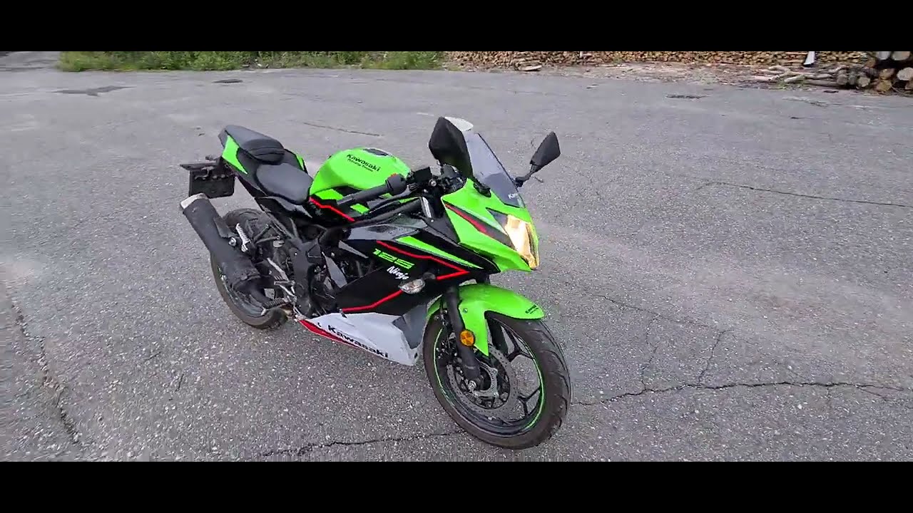kawasaki ninja 125 2021 switches, systems and walk around