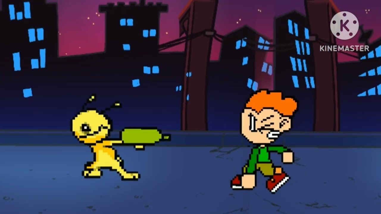 Pico VS Alien Hominind - [Sprite Animation] 