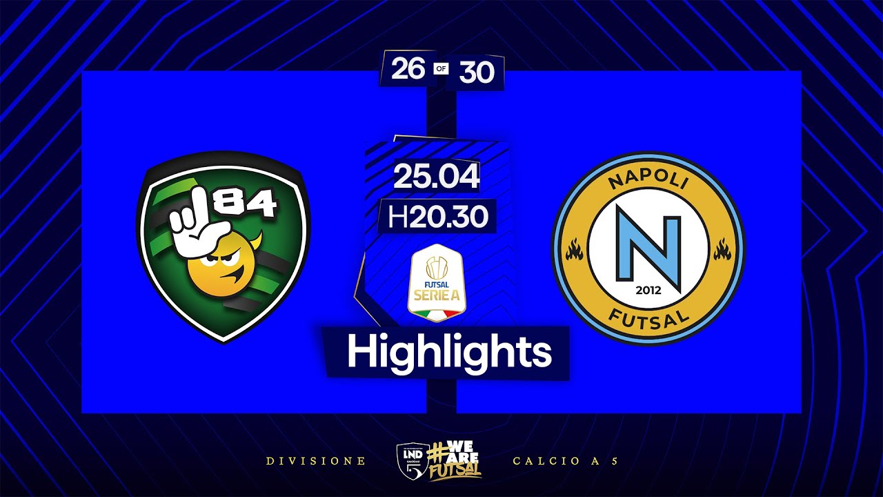 L84 Torino-Napoli Futsal 5-3 | 26ª giornata | Serie A 2024-25 | Highlights