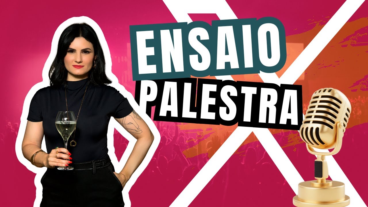 Você acha que palestras são de improviso? Olha isso
