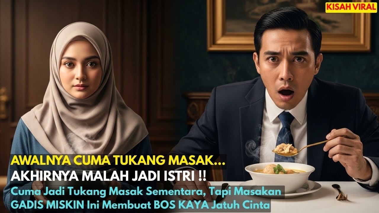 Hanya Jadi Tukang Masak Sementara, Tapi Masakan GADIS MISKIN Ini Membuat BOS KAYA Jatuh Cinta.