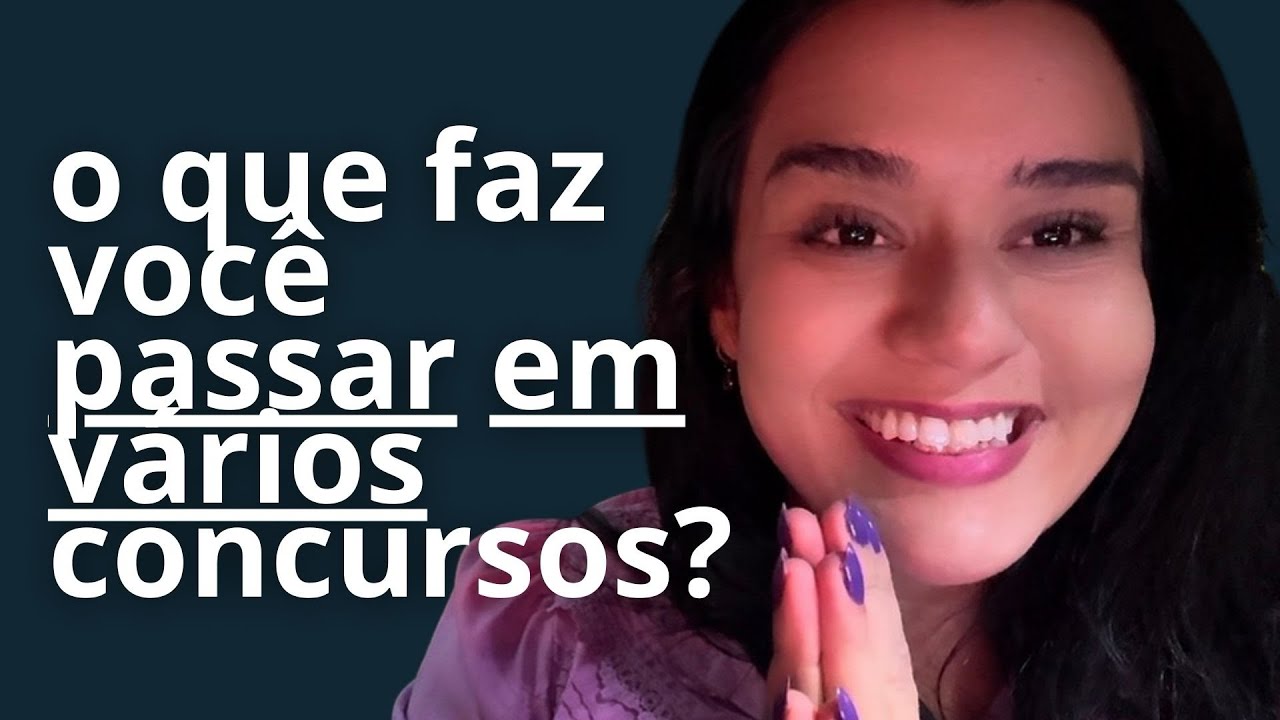 Essa é a diferença de quem passa em vários concursos e quem fica só no quase - Carolina Gaubert 