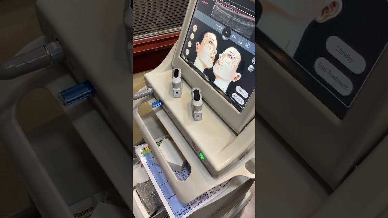 نحوه کار با دستگاه هایفو الترا جوانسازی و لیفت  🔺https://instagram.com/DR_OMIID #لیفت #هایفو #hifu