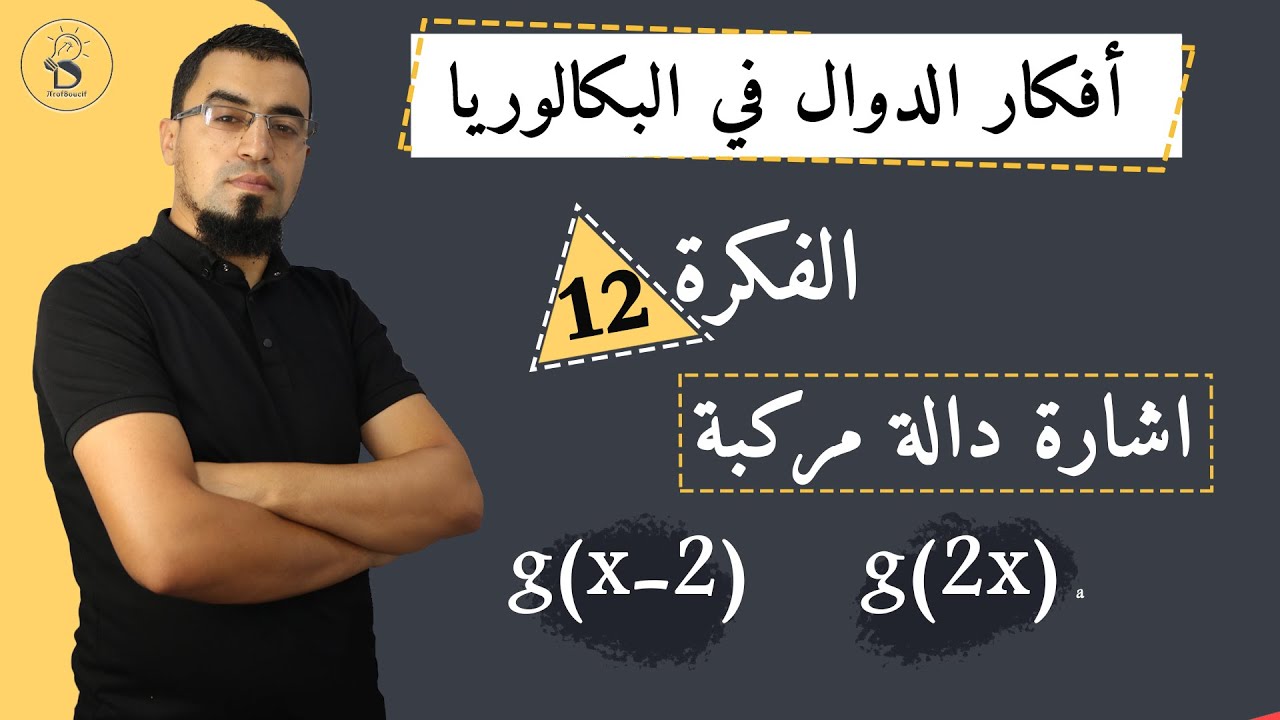 #أفكار_الدوال_12 اشارة دالة مركبة بأسهل طريقة، وايجاد المجاهيل a و b و c بيانيا