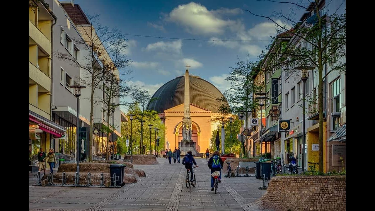 Mit dem Fahrrad in Darmstadt unterwegs