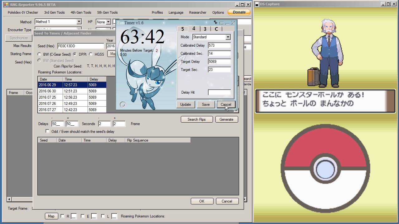 How to RNG Abuse Trainer ID in Pokemon D/P/Pt/HG/SS