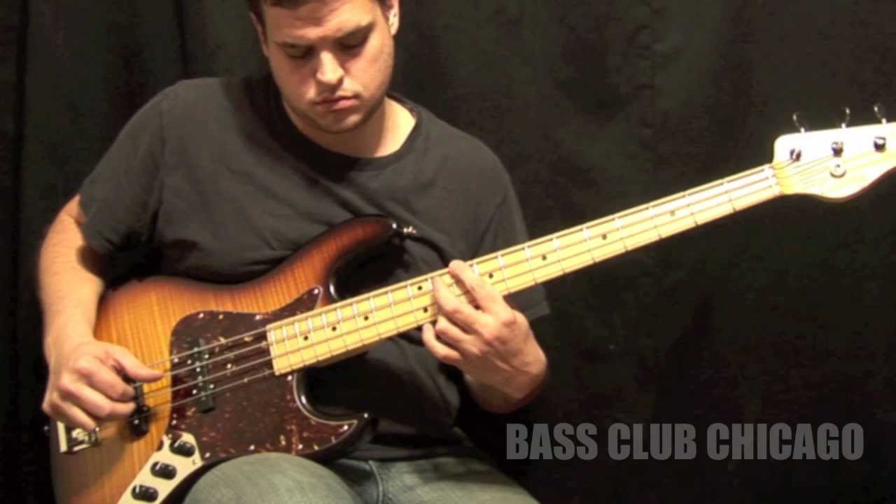 Bass Club Chicago Demos - Sadowsky NYC MV4 Jazz Bass Flame Top