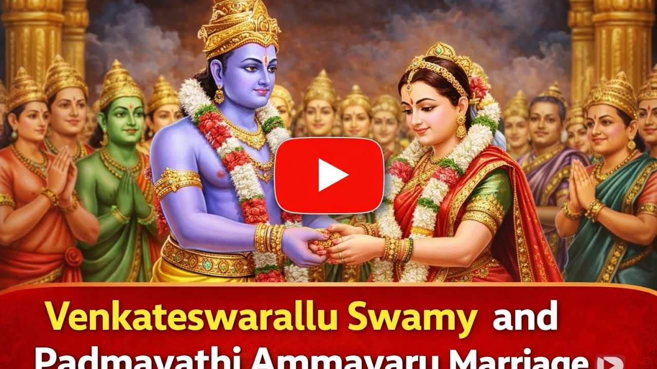 వెంకటేశ్వర స్వామి–పద్మావతి అమ్మవారి దివ్య కళ్యాణం | Srinivasa Padmavathi Kalyanam#lord venky Ai