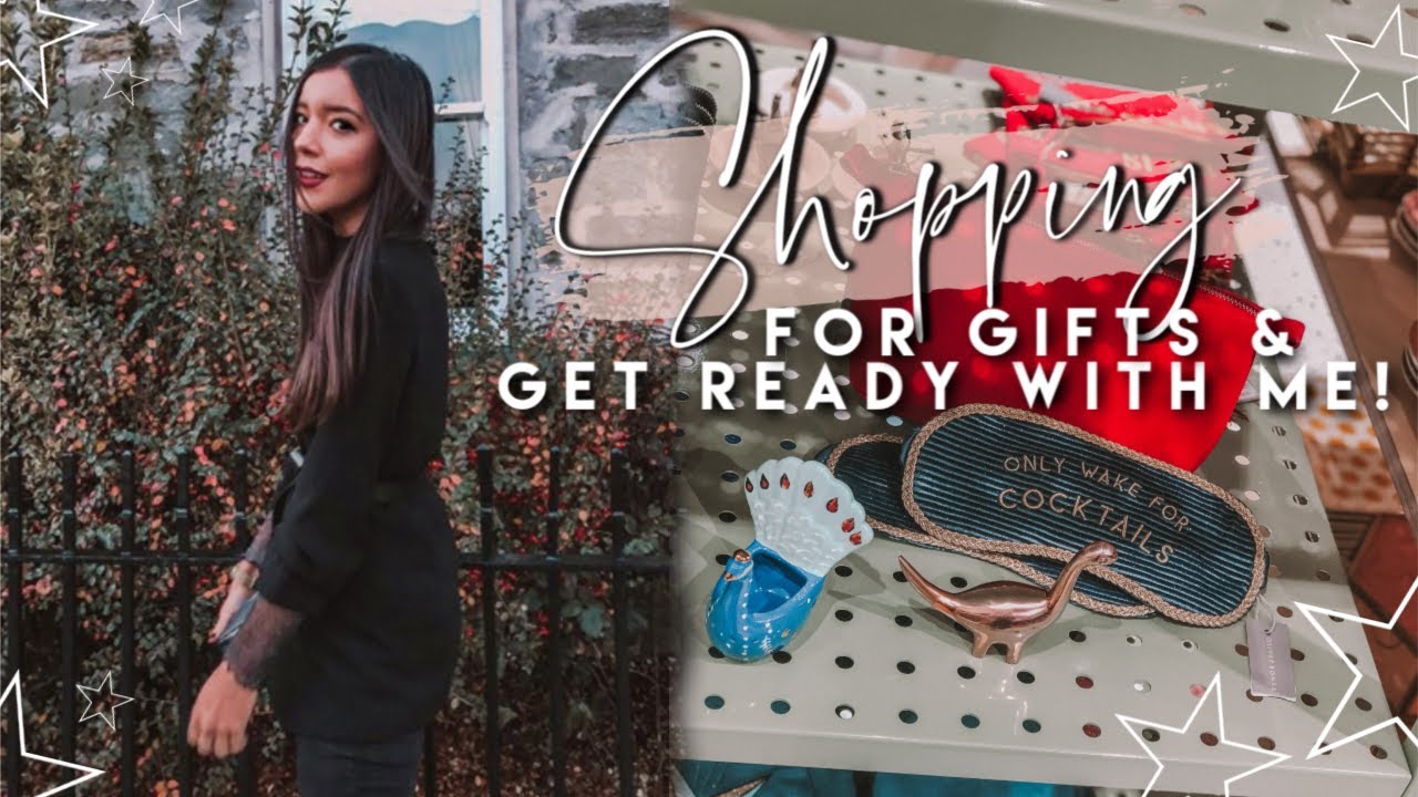 Christmas Outfit & Makeup Inspo + Shopping For Gifts!