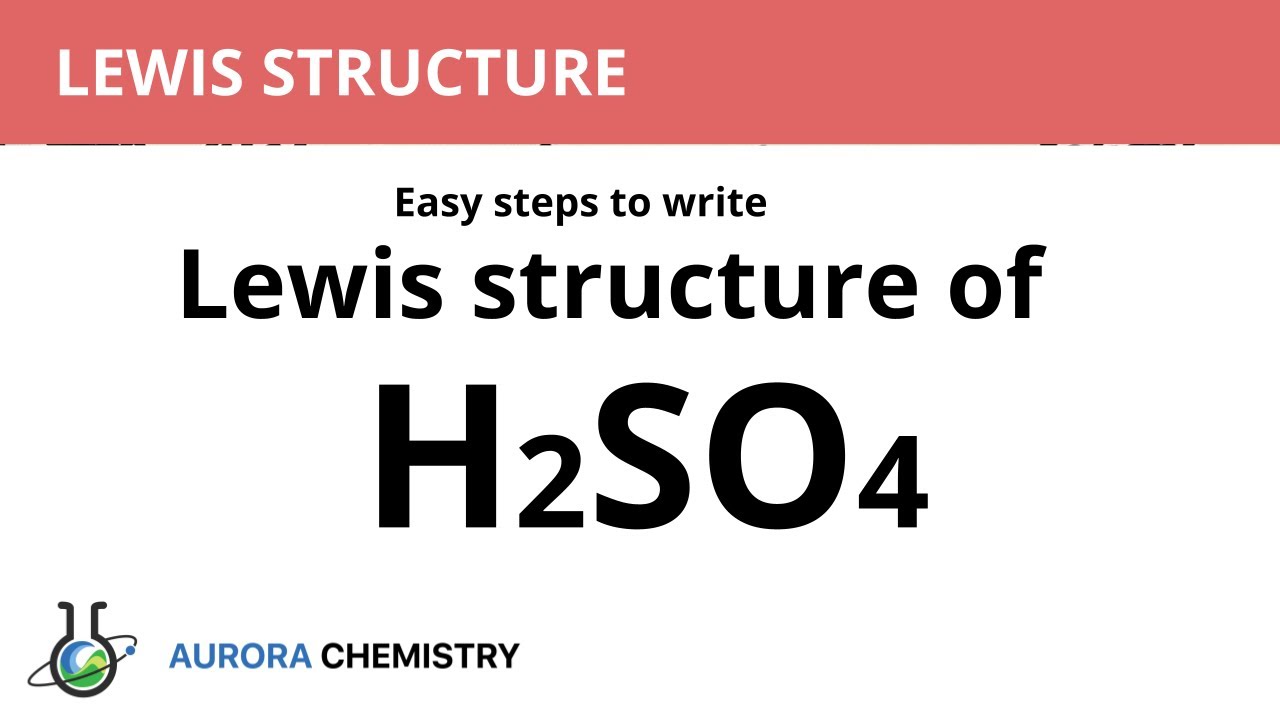 Draw Lewis structure of H2SO4 ( Sulphuric acid )