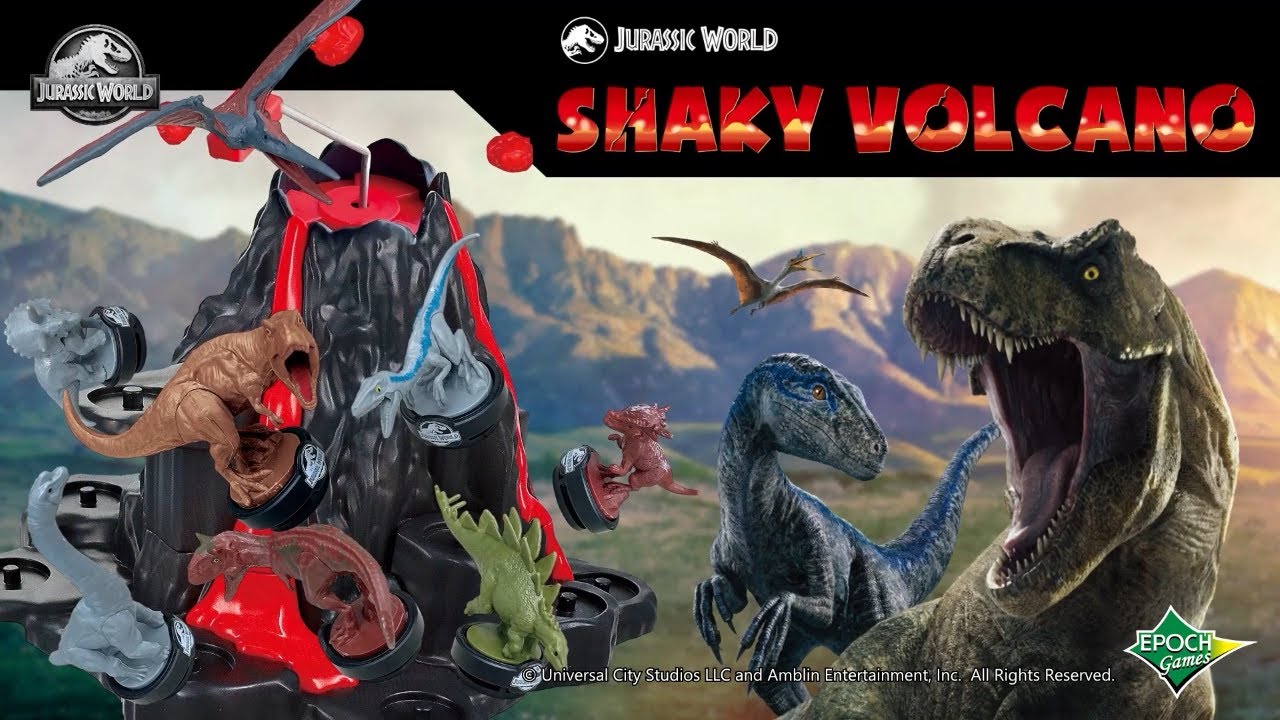 Epoch Games | Jurassic World Shaky Volcano