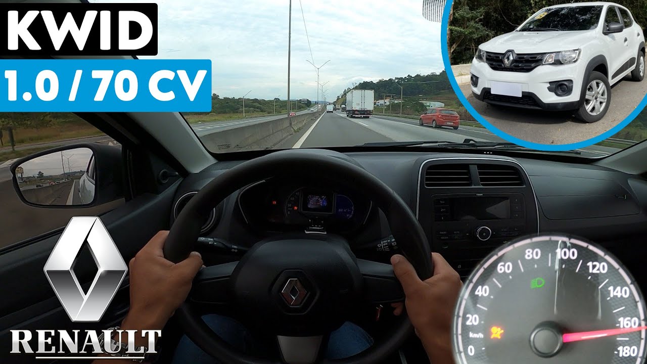 TESTE ACELERANDO RENAULT KWID 1.0 | É BOM? ANDA BEM? VALE A PENA? AVALIAÇÃO NA ESTRADA