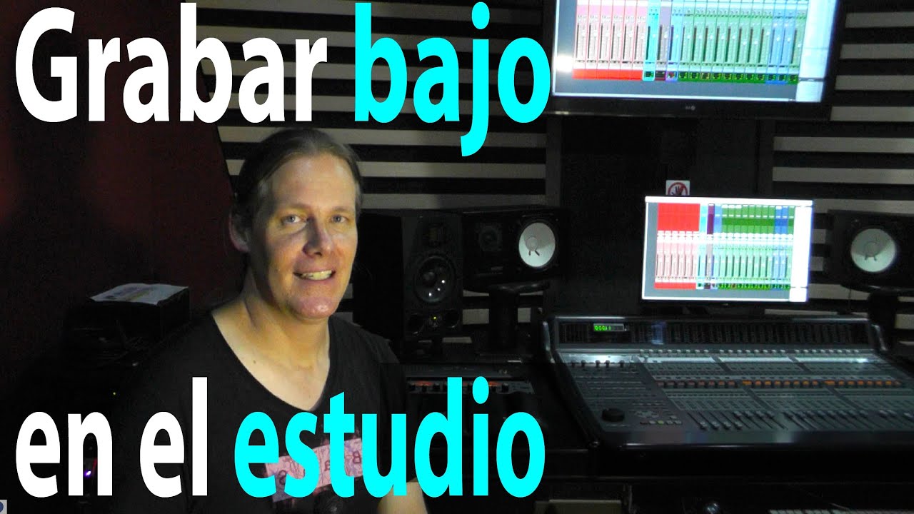 Grabación de Bajo Eléctrico en el Estudio