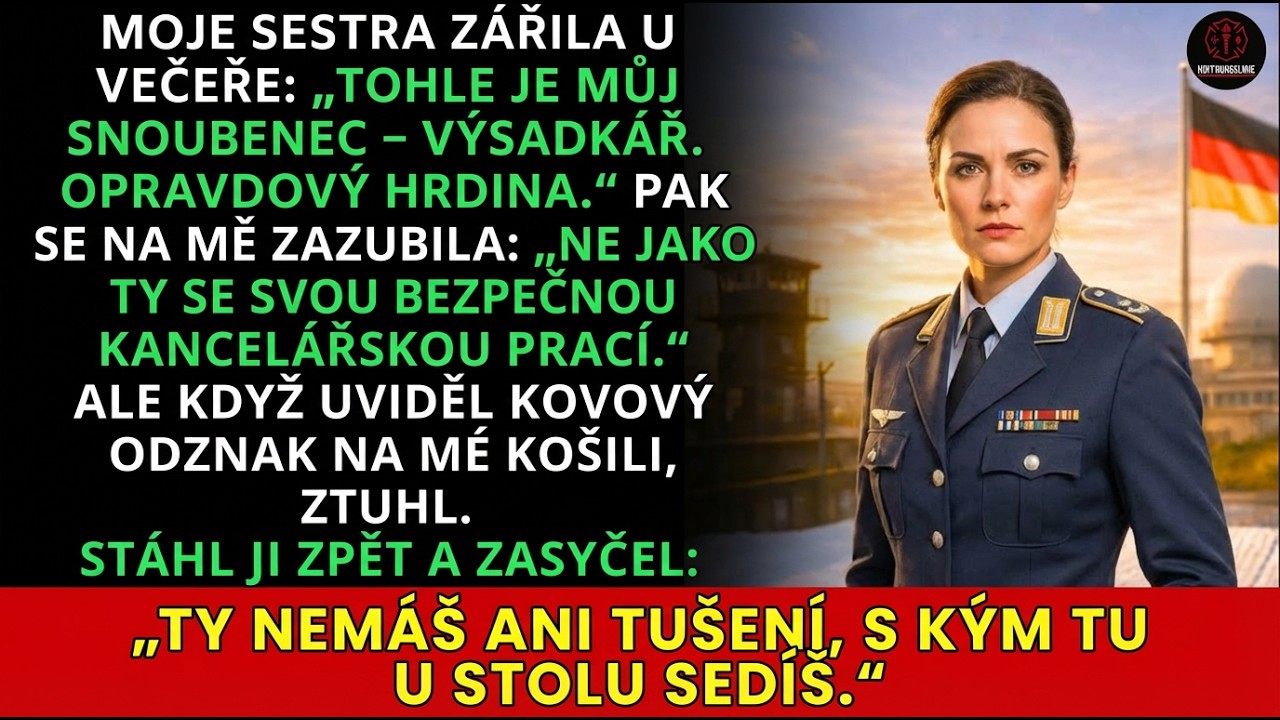 Chlubila se svým hrdinským snoubencem – dokud neuviděl můj odznak a ztuhl…