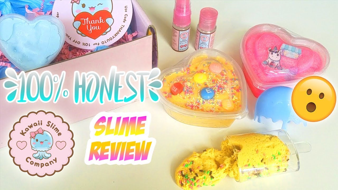 100% HONEST KAWAII SLIME COMPANY INSTAGRAM SLIME SHOP REVIEW (ICE CREAM, COOKIE DOUGH??!!)
