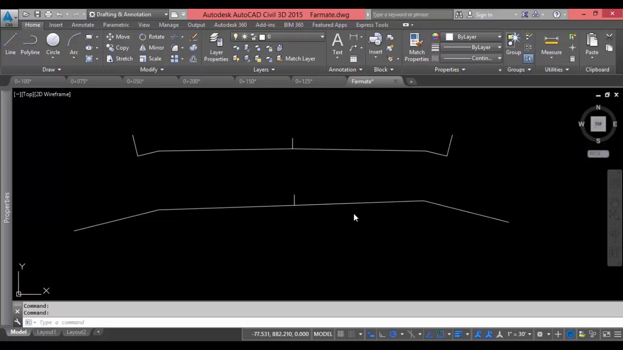 How to draw road cross section? & how to calculate areas and volumes?