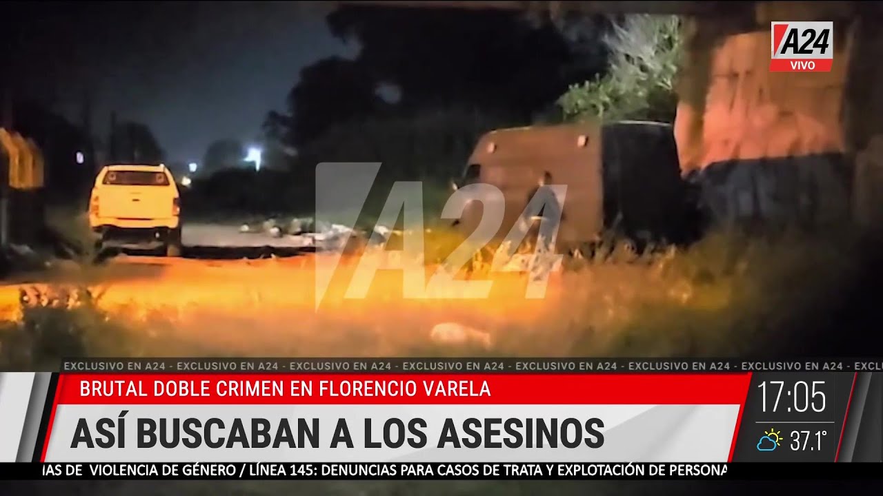 🔴IMÁGENES EXCLUSIVAS DE A24: ASÍ BUSCAN A LOS ASESINOS DE JOSUÉ Y PALOMA