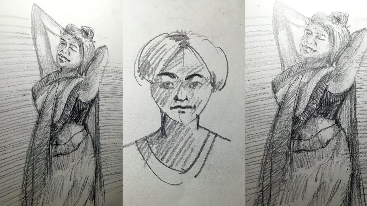 How to draw a figure sketch#art#artclass #drawing#pendrawing#painting#sketch #artwork#figuredrawing