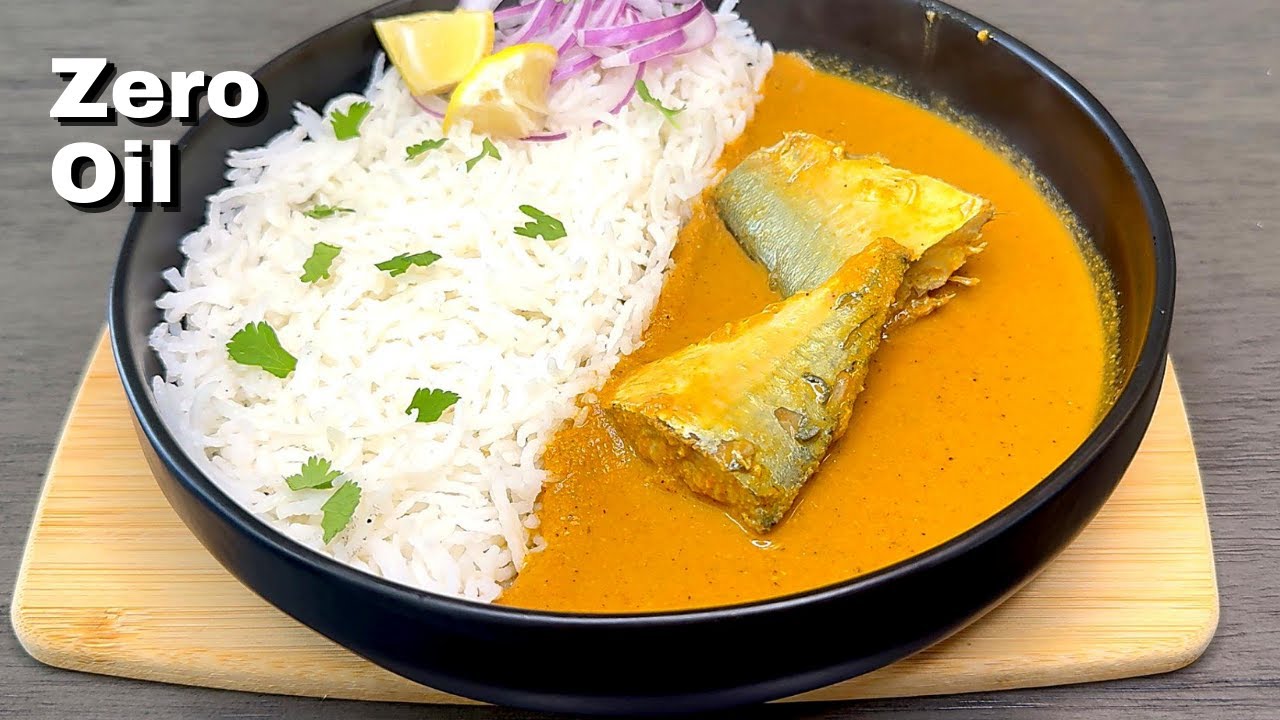 Healthy Zero Oil Mangalorean Fish Curry | Karavali Special