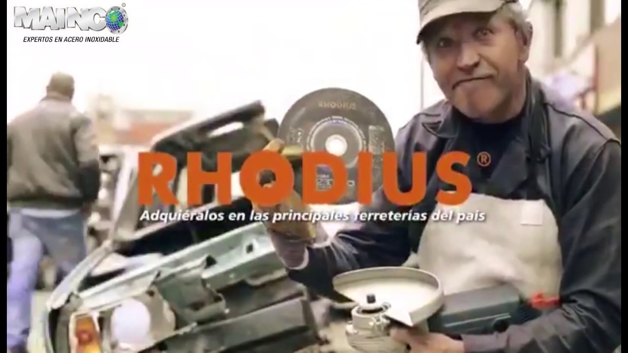 Disco de Corte Rhodious. Cortando un carro por la mitad.