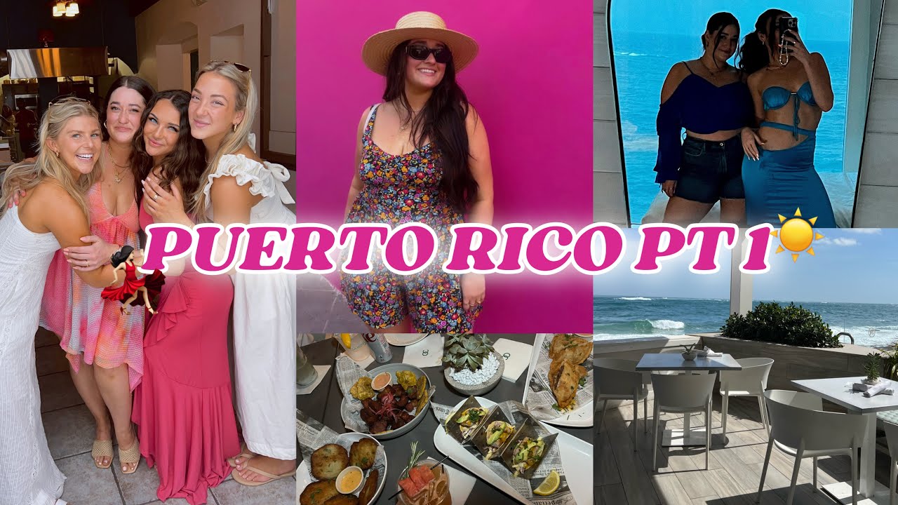 PUERTO RICO VLOG! travel day, salsa dancing, exploring Old San Juan, and moreee 💃🏻