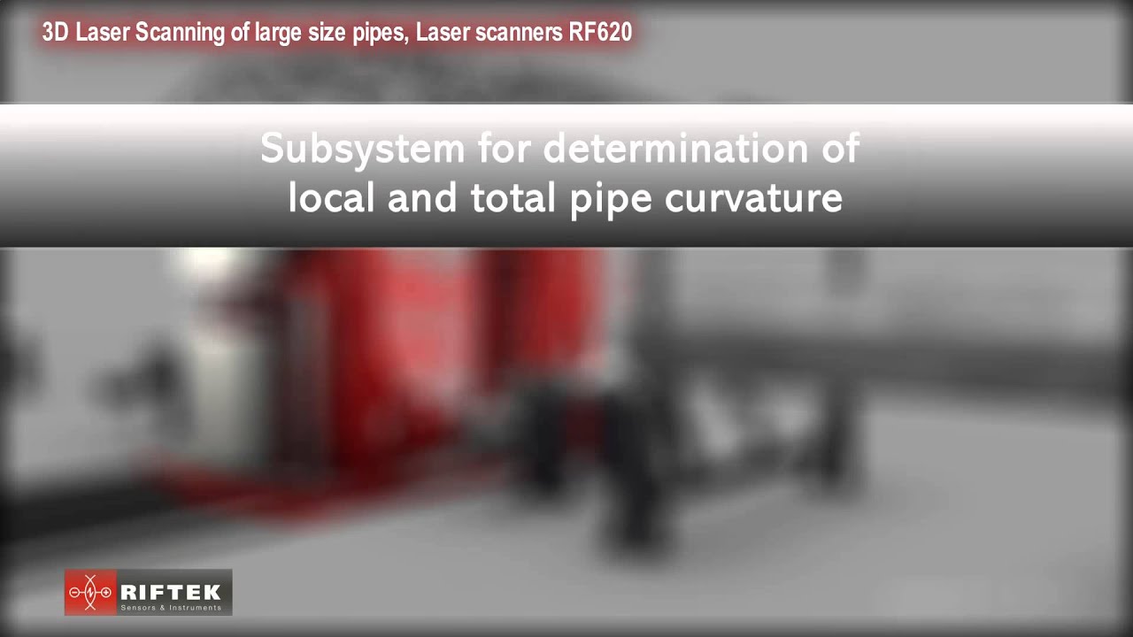 Automatic device for monitoring geometric parameters of large size pipes