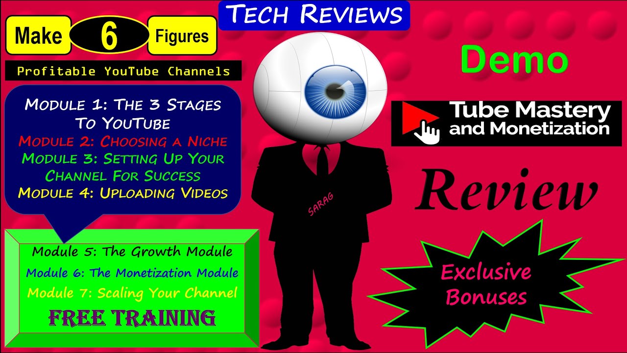 YouTube Mastery and Monetization Review, Bonuses, Demo: Run Profitable YT Channels & Make 6 Figures
