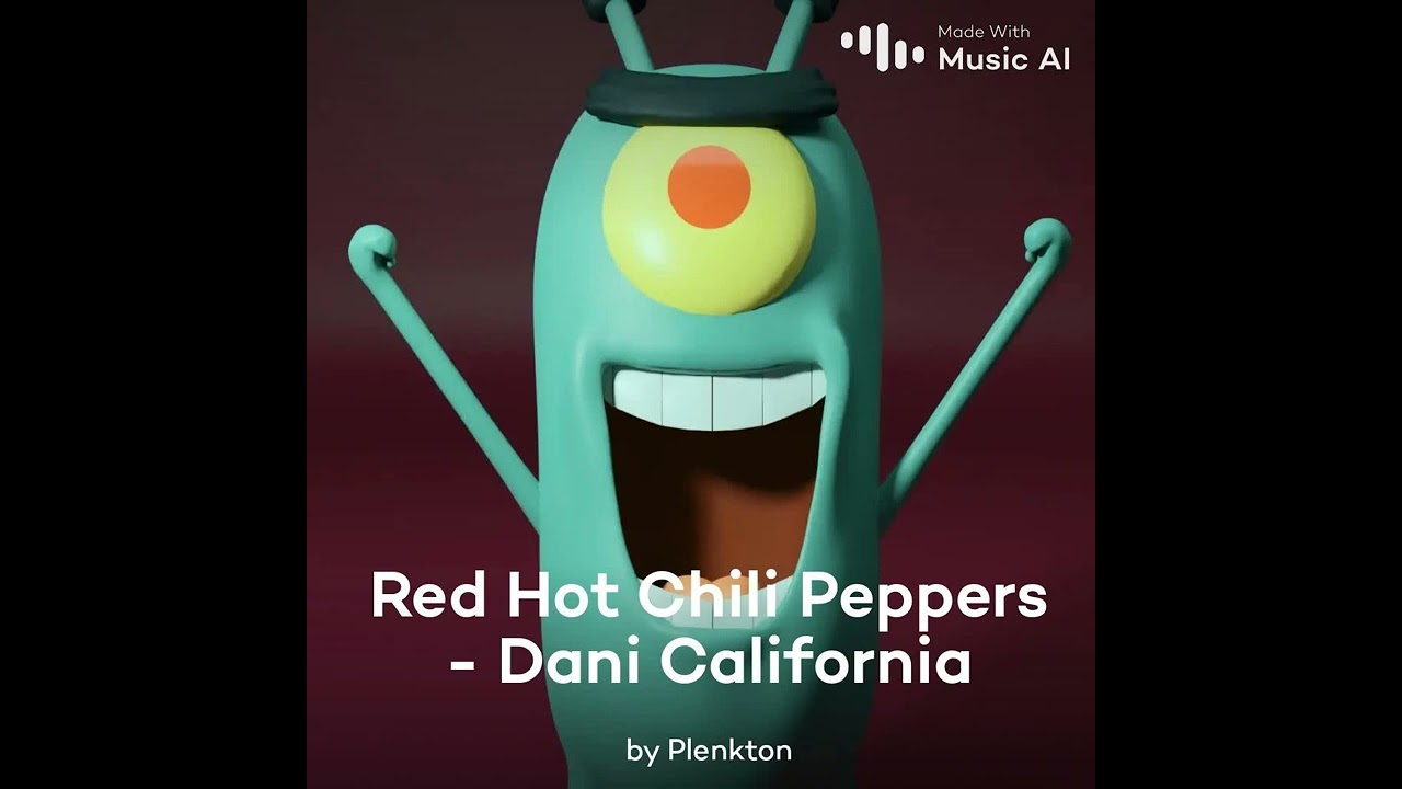 Plankton - Dani California (AI cover)