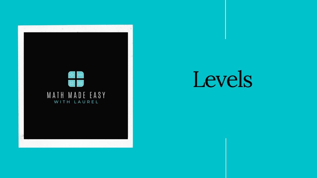 Trades Math - Levels