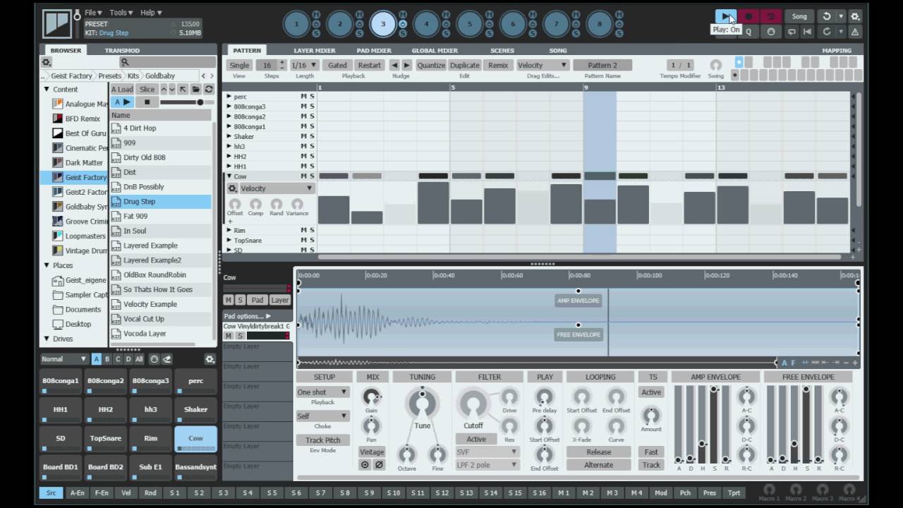 Geist2 Pattern Sequencer