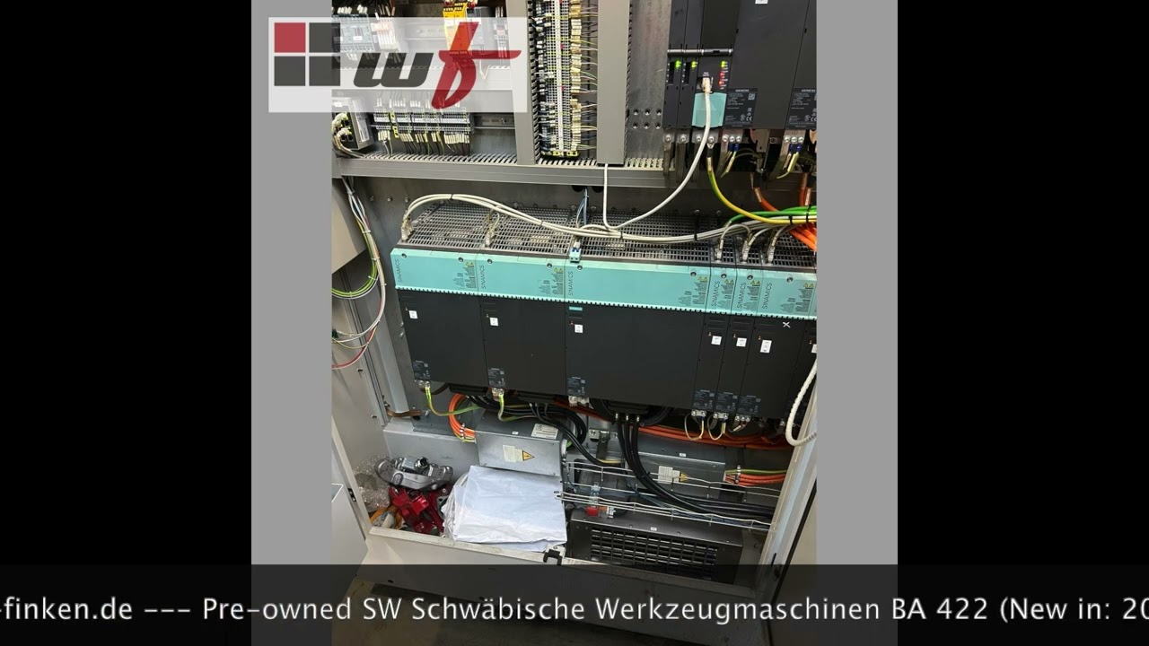 Video SW Schwäbische Werkzeugmaschinen BA 422   Projekt Nr  905821