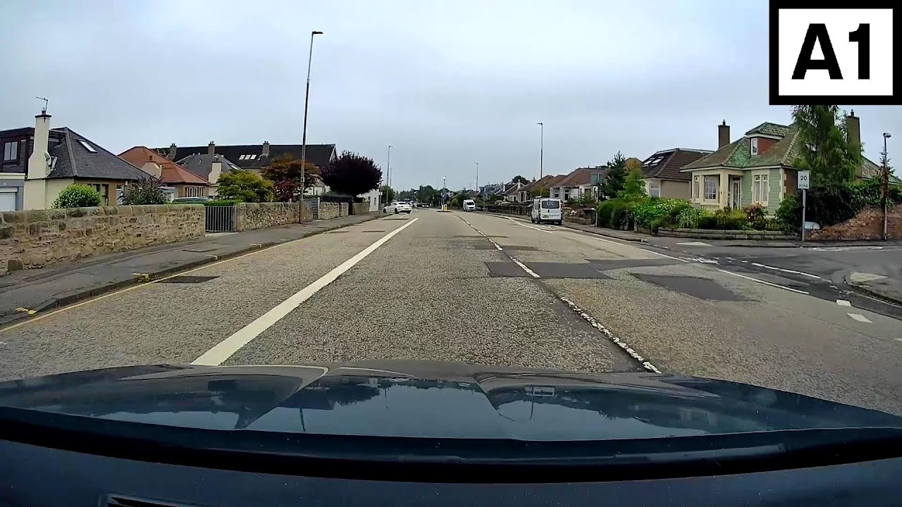 A1 - Milton Road West, Edinburgh - Eastbound (Duddingston to Brunstane Part 1)