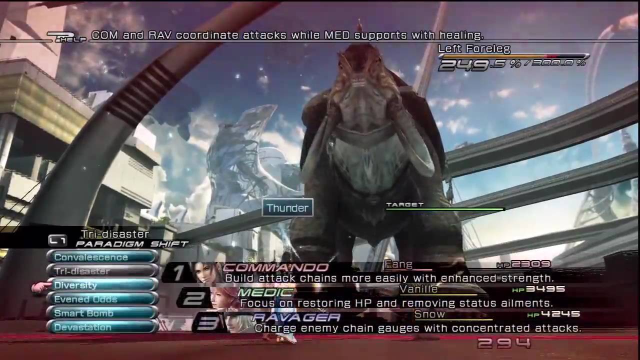 Final Fantasy XIII - Adamantoise (8000 HP, no TP/shrouds)