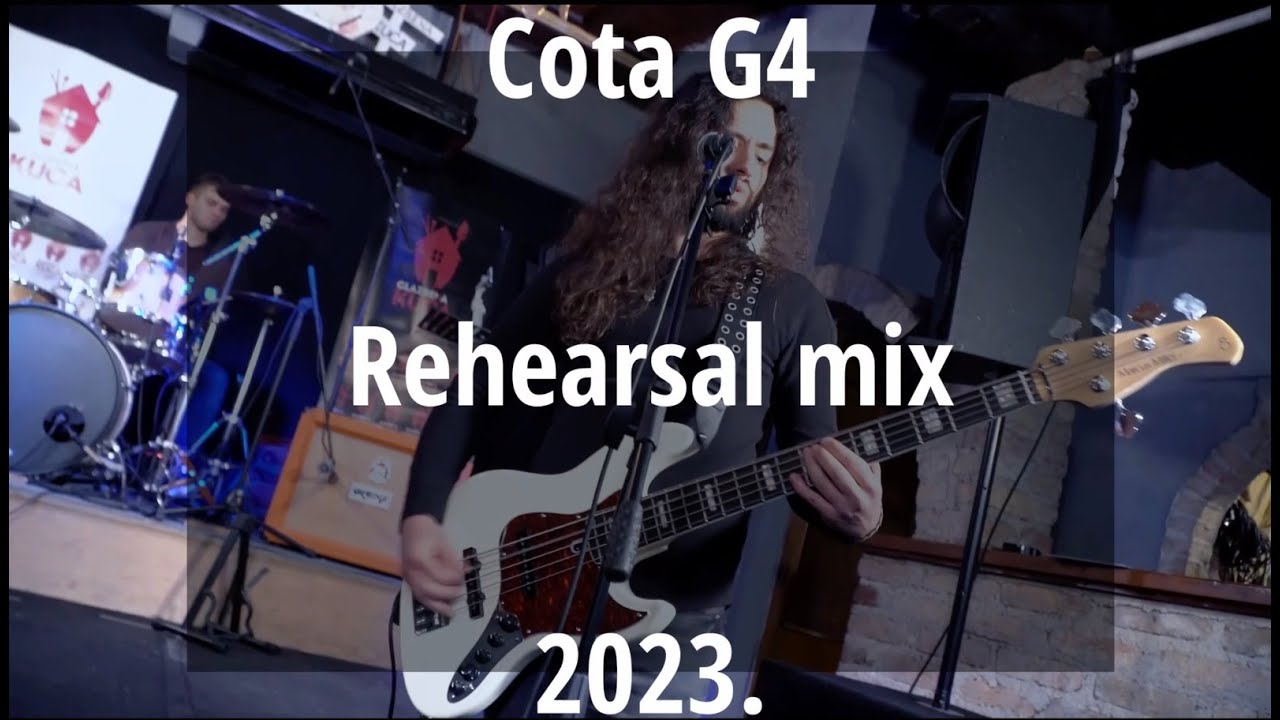 Cota G4 Classic Rock Rehearsal mix 2023 (Europe, Van Halen, Aerosmith...)