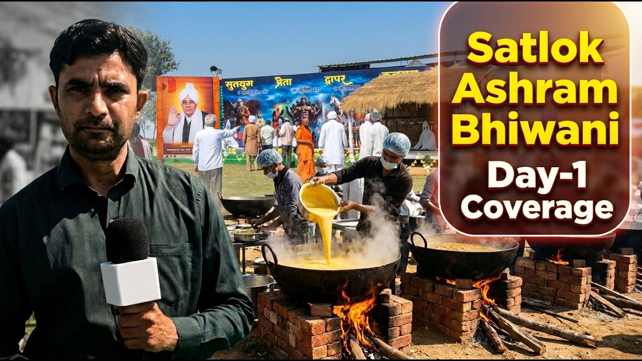 Satlok Ashram Bhiwani | Day-1 Coverage | 300th Bodh Diwas of Sant Garibdas Ji Maharaj