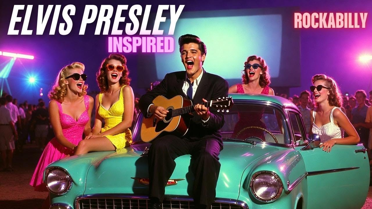 Elvis Presley Inspired | The Technicolor Jump - Original 1956 Rockabilly Pin-Up Party